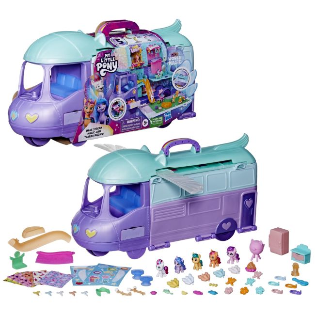 MY LITTLE PONY MINI WORLD MAGIC MARE STREAM CAMIONETA MAGICA VIVF7650