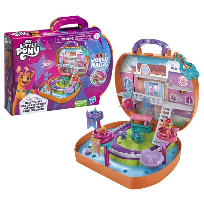 MY LITTLE PONY MINI WORLD MAGIC SET DE JOACA COMPACT CREATION MARETIME BAY VIVF3876_F5248