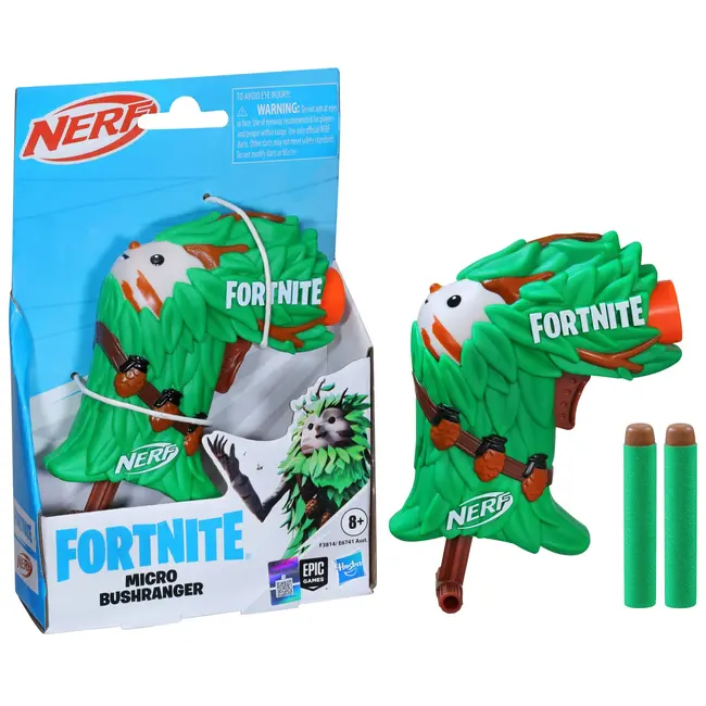 NERF BLASTER FORTNITE MICROSHOTS MICRO BUSHRANGER VIVE6741_F3814