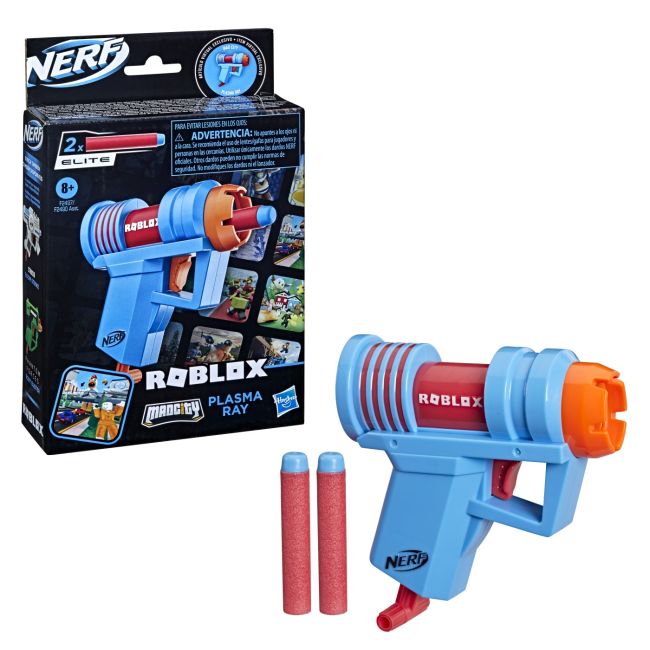 NERF BLASTER ROBLOX MICROSHOTS MAD CITY PLASMA RAY VIVF2490_F2497