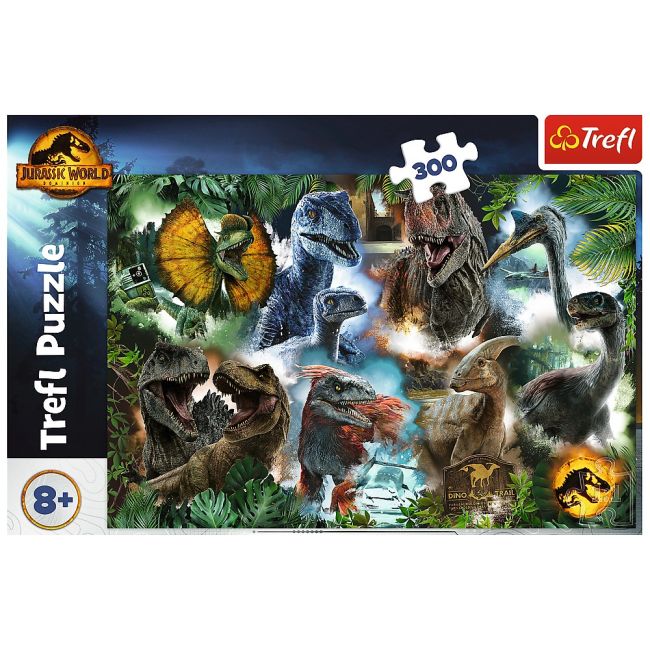 PUZZLE TREFL 300 JURRASIC WORLD DINOZAURII FAVORITI VIV23013
