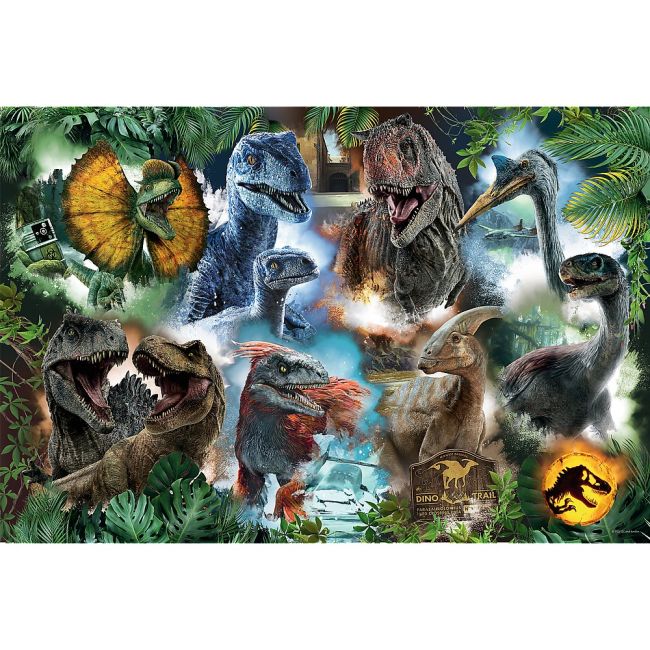 PUZZLE TREFL 300 JURRASIC WORLD DINOZAURII FAVORITI VIV23013