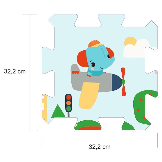 PUZZLE TREFL DN SPUMA FISHER PRICE PRIETENII SIMPATICI VIV61389