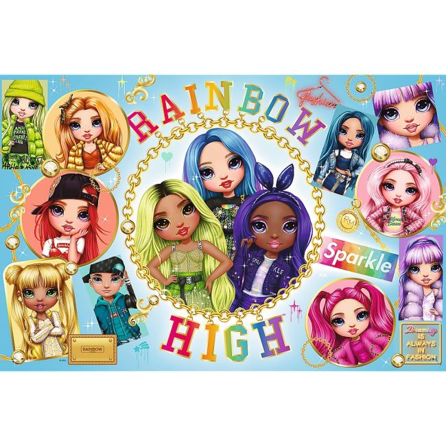 PUZZLE TREFL PRIMO SUPER SHAPE XXL 160 RAINBOW HIGH PRIETENELE COLORATE VIV50027