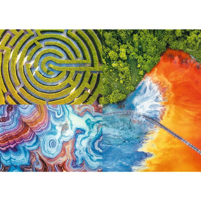 PUZZLE TREFL UFT 500 LABIRINTURI DE CULORI VIV37460