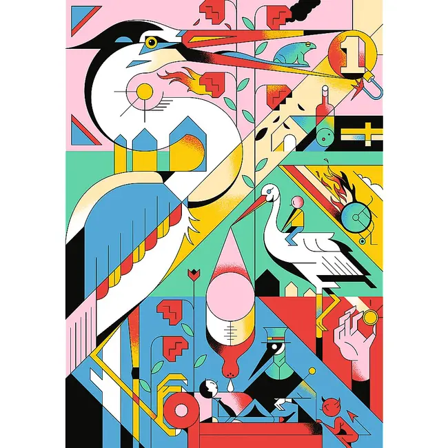PUZZLE TREFL UFT VELVET 500 PICTURI ABSTRACTE VIV37420
