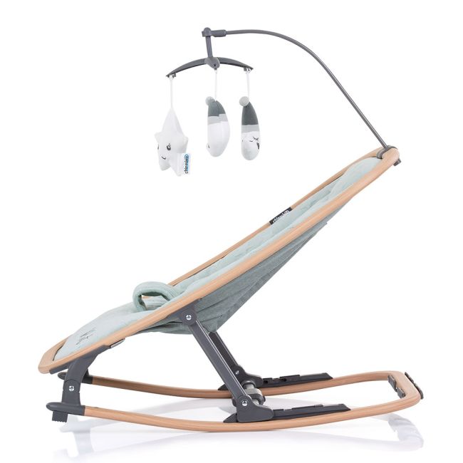 Scaunel balansoar chipolino velvet aloe wood hubshevl02303al