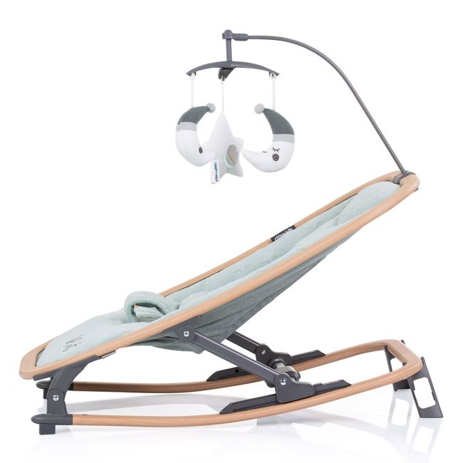 Scaunel balansoar chipolino velvet aloe wood hubshevl02303al