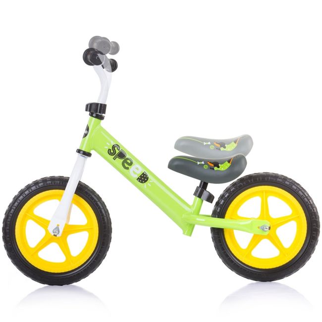 Bicicleta fara pedale chipolino speed green hubdiksd0212gr
