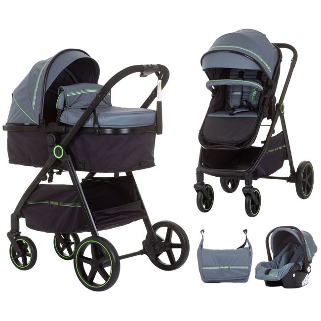 Carucior chipolino misty 3 in 1 graphite hubst-kkmt02302gt