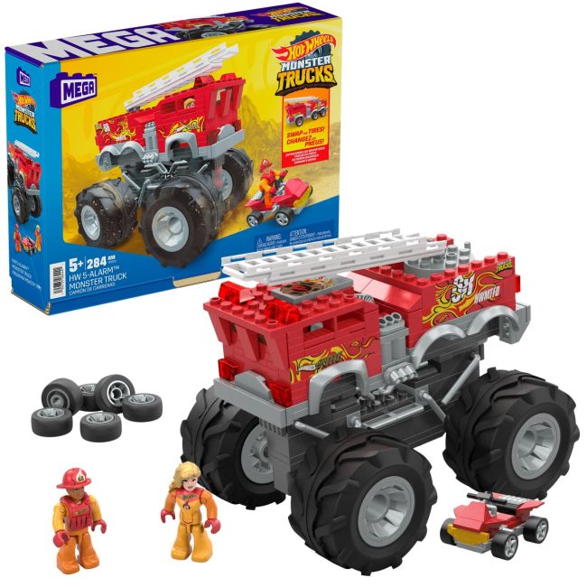 HOT WHEELS MONSTER TRUCK MEGA SET CONSTRUCTIE 5 ALARM VIVMTHHD19