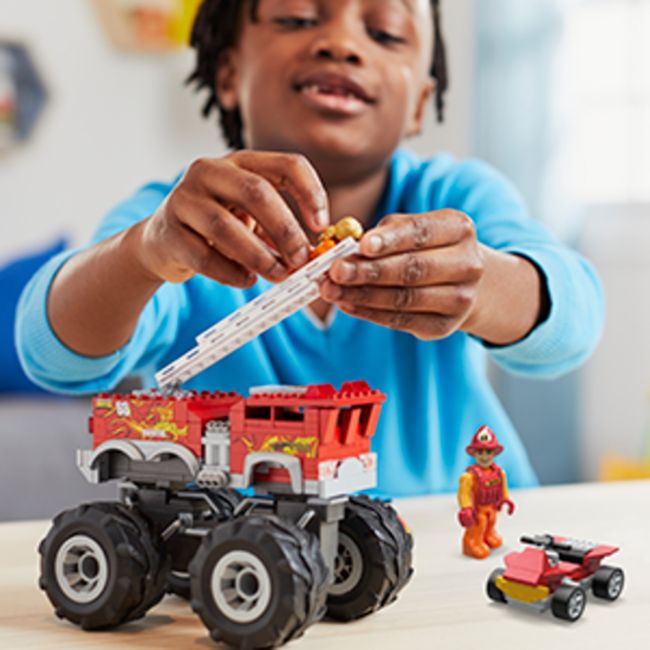 HOT WHEELS MONSTER TRUCK MEGA SET CONSTRUCTIE 5 ALARM VIVMTHHD19