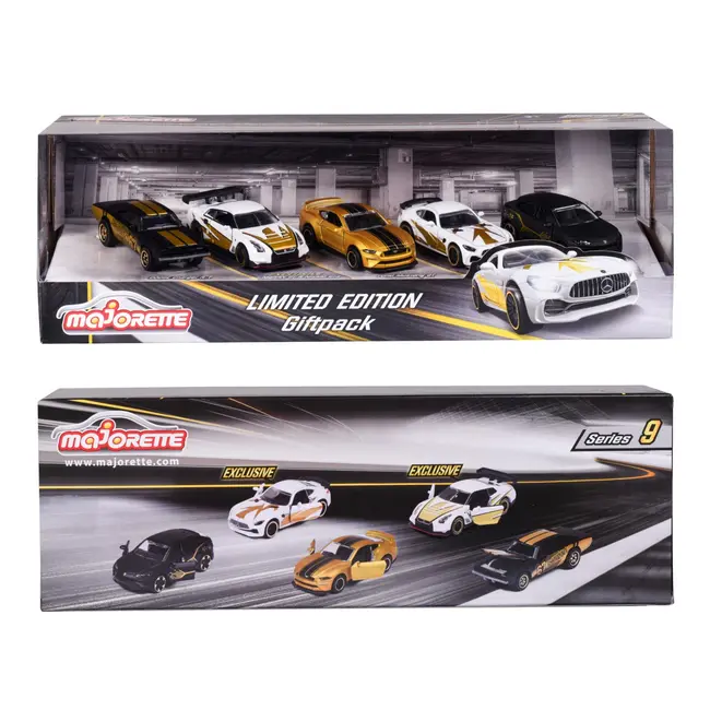 MAJORETTE SET 5 MASINUTE METALICE EDITIE LIMITATA 7.5CM VIV212054031