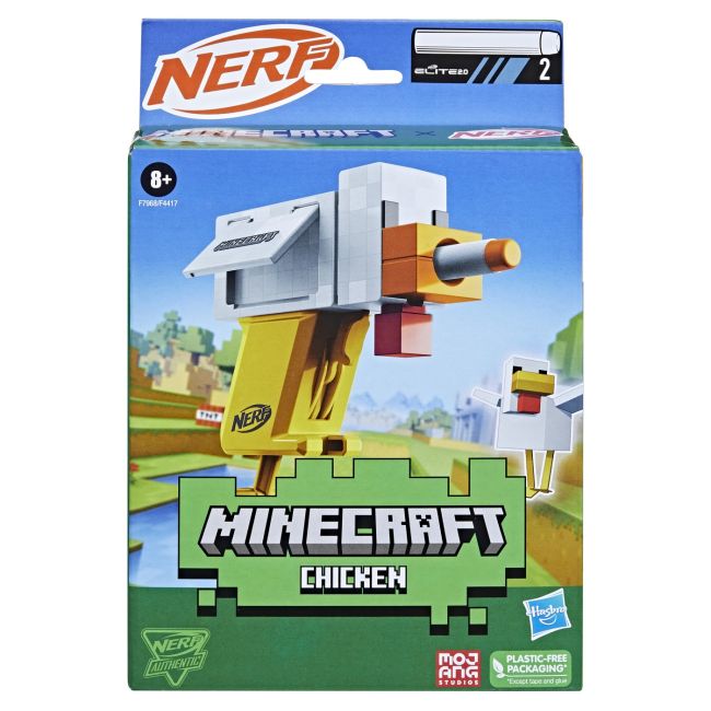 NERF BLASTER MINECRAFT MICROSHOTS CHICKEN VIVF4417_F7968