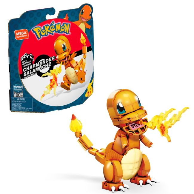 POKEMON MEGA CONSTRUX SET DE CONSTRUCTIE CHARMANDER SALAMECHE 180 PIESE VIVMTGKY96