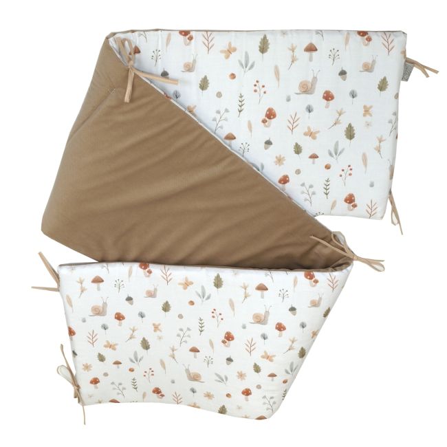 Aparatoare Laterala Patut, 2 Fete, Comori Din Natura, Velvet Bej, 180 X 35 Cm Pjb84949