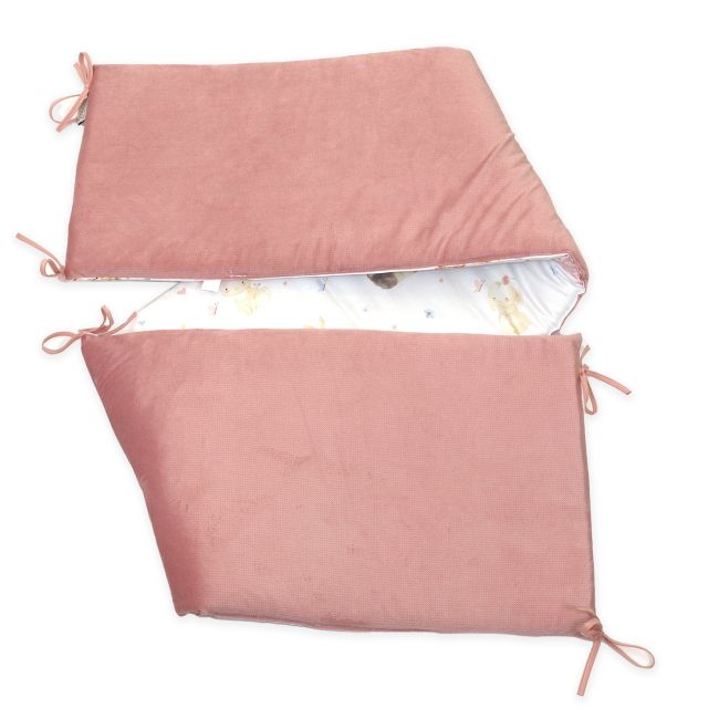 Aparatoare Laterala Patut, 2 Fete, Sweet Velvet Rose, 180 X 35 Cm Pjb84543