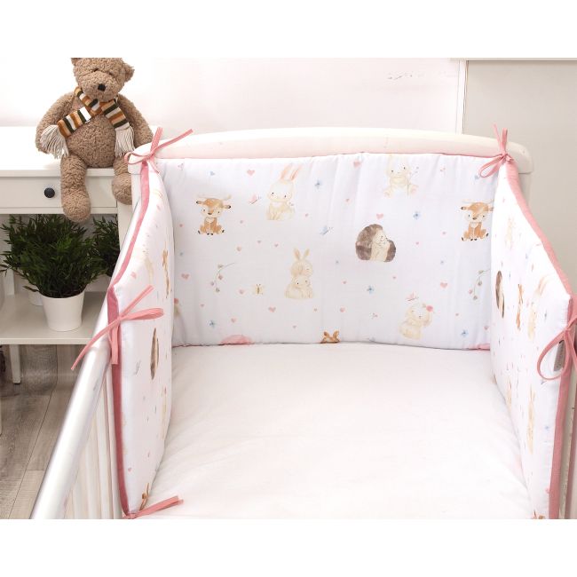 Aparatoare Laterala Patut, 2 Fete, Sweet Velvet Rose, 180 X 35 Cm Pjb84543