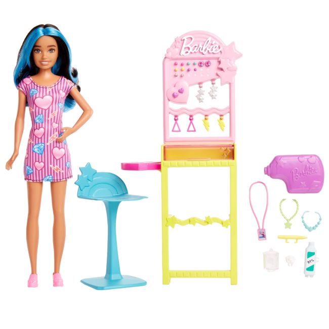 BARBIE PAPUSA BARBIE SKIPPER FIRST JOBS EAR PIERCER VIVMTHKD78