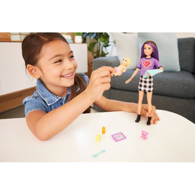 BARBIE PAPUSA SKIPPER FIRST JOBS BABYSITTER PAPUSA SATENA VIVMTGRP10_GRP11