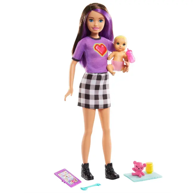 BARBIE PAPUSA SKIPPER FIRST JOBS BABYSITTER PAPUSA SATENA VIVMTGRP10_GRP11