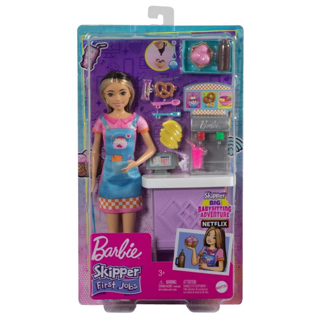 BARBIE PAPUSA SKIPPER FIRST JOBS SNACK BAR VIVMTHKD79