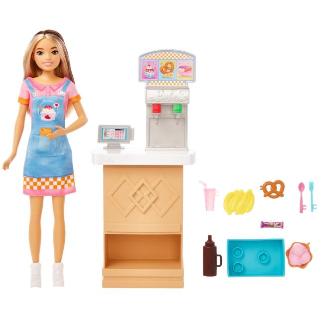 BARBIE PAPUSA SKIPPER FIRST JOBS SNACK BAR VIVMTHKD79