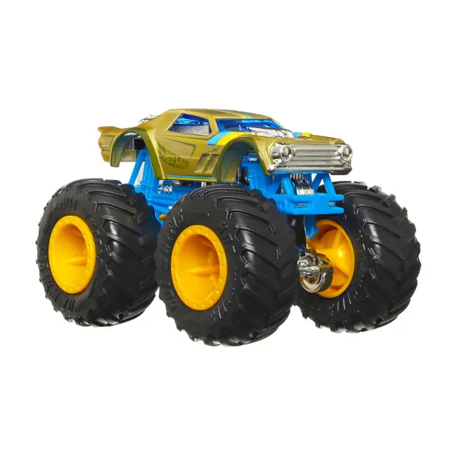 HOT WHEELS MONSTER TRUCK CAMION NIGHT SHIFTER CU CULORI SCHIMBATOARE SCARA 1:64 VIVMTHGX06_HNW06