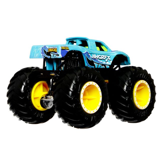 HOT WHEELS MONSTER TRUCK CAMION PODIUM CRASHER CU CULORI SCHIMBATOARE SCARA 1:64 VIVMTHGX06_HGX08