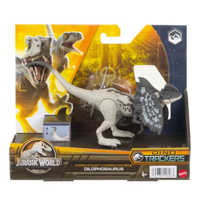 JURASSIC WORLD DINO TRACKERS STRIKE ATTACK DINOZAUR DILOPHOSAURUS VIVMTHLN63_HLN70