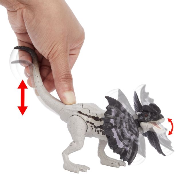 JURASSIC WORLD DINO TRACKERS STRIKE ATTACK DINOZAUR DILOPHOSAURUS VIVMTHLN63_HLN70
