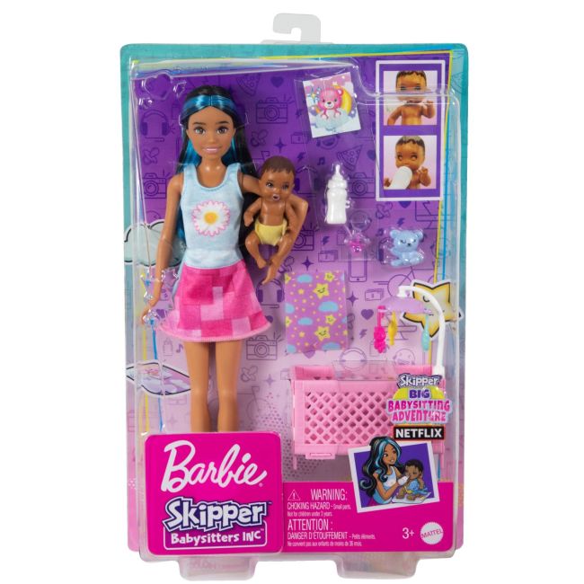 PAPUSA BARBIE MAMICA BRUNETA CU BEBELUS VIVMTFHY97_HJY34