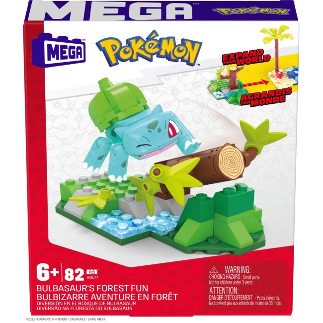 POKEMON MEGA SET DE CONSTRUCTIE PADUREA LUI BULBASAURUS VIVMTHDL75_HDL77