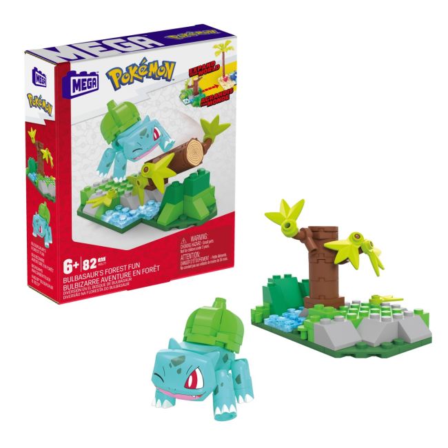 POKEMON MEGA SET DE CONSTRUCTIE PADUREA LUI BULBASAURUS VIVMTHDL75_HDL77