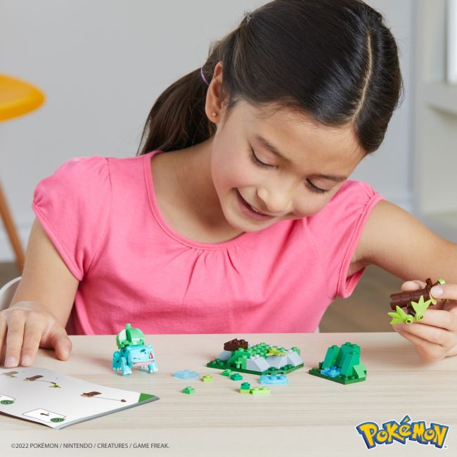 POKEMON MEGA SET DE CONSTRUCTIE PADUREA LUI BULBASAURUS VIVMTHDL75_HDL77