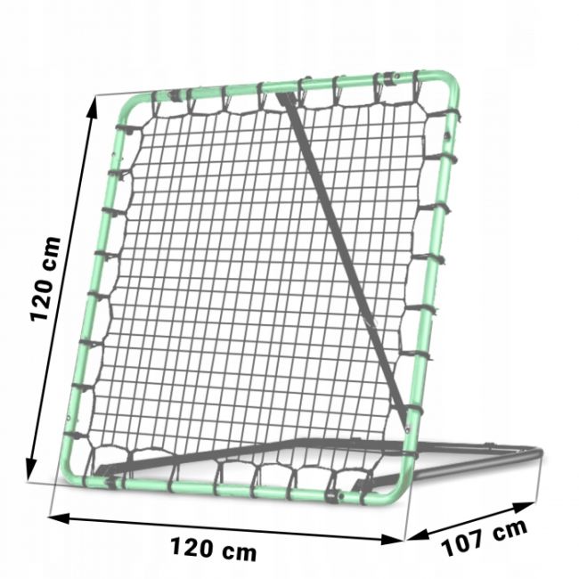Poarta pentru fotbal rebounder 120 x 120 cm neo-sport 1459 edeedi1459