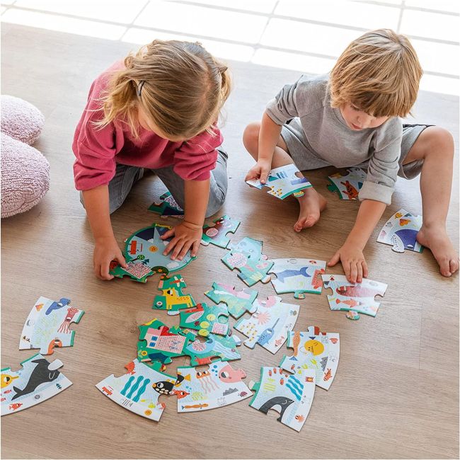 Puzzle - descopera imagini ascunse (25 piese)