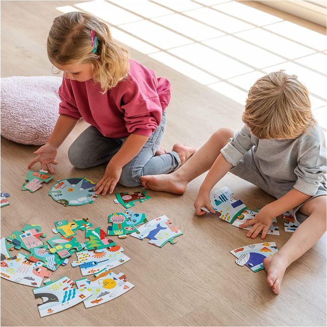 Puzzle - descopera imagini ascunse (25 piese)