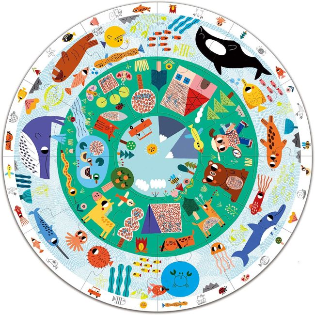 Puzzle - descopera imagini ascunse (25 piese)