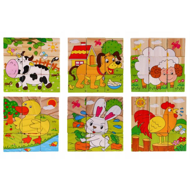 Puzzle din lemn Marionette 9 piese ERFED71197