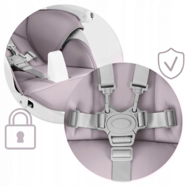 Scaun de masa multifunctional nukido belo 700500 - mov edeedi700500