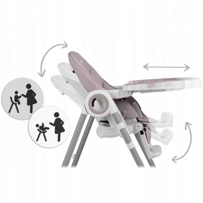 Scaun de masa multifunctional nukido belo 700500 - mov edeedi700500