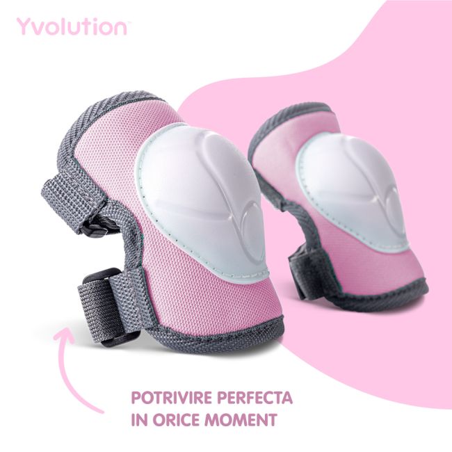 Set 6 protectii sport Yvolution 3-5 ani Pink ERFYV-YA23P0