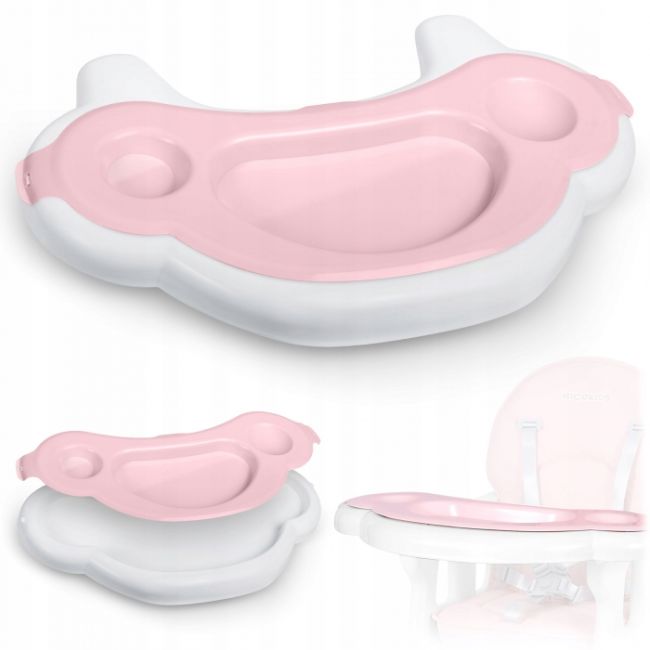 Tava pentru scaunul de masa sinco ricokids 700321 - roz edeedi700321