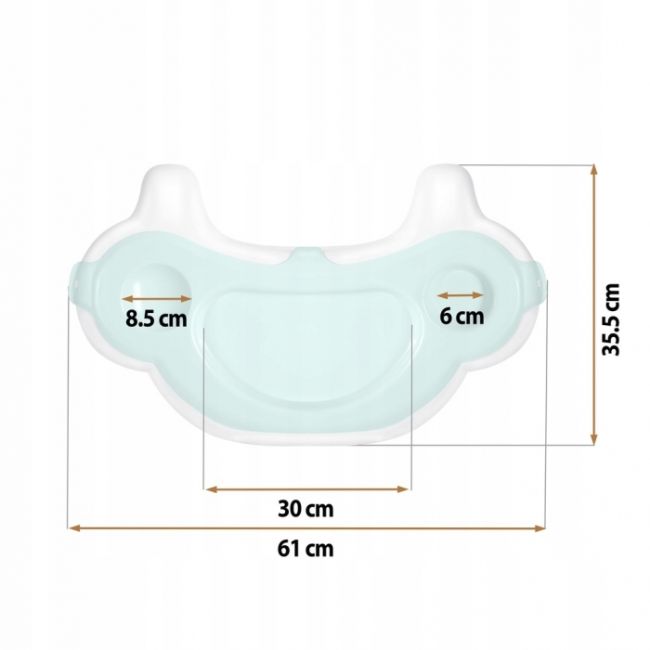 Tava pentru scaunul de masa sinco ricokids 700322 - turcoaz edeedi700322