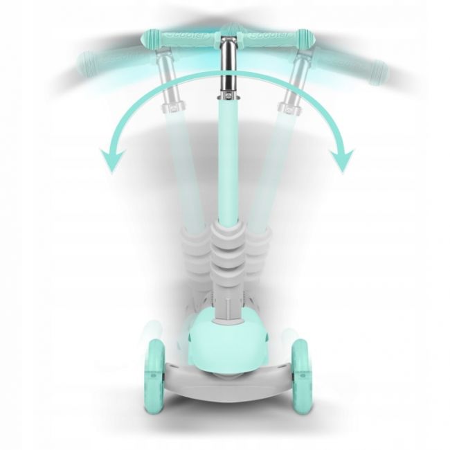 Trotineta 3 in 1 cu roti cu led ricokids buggy 765301 - mint edeedi765301