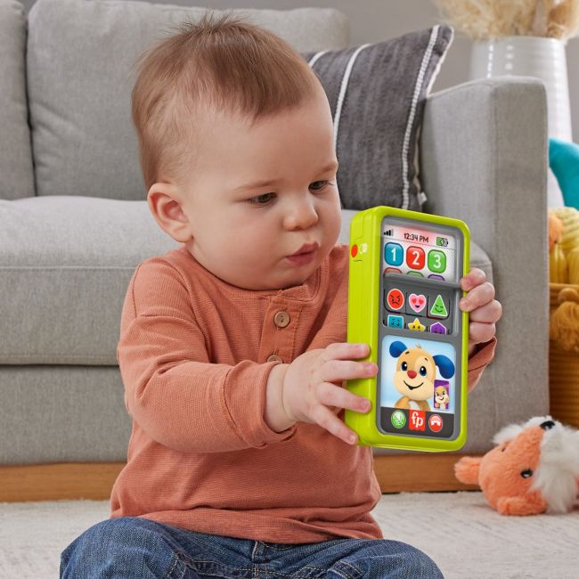 FISHER PRICE LAUGH&LEARN 2IN1 SMARTPHONE IN LIMBA ROMANA VIVMTHNL49
