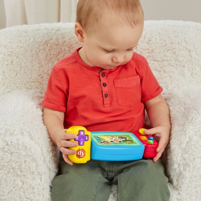 FISHER PRICE LAUGH&LEARN CONSOLA BEBE IN LIMBA ROMANA VIVMTHNL56