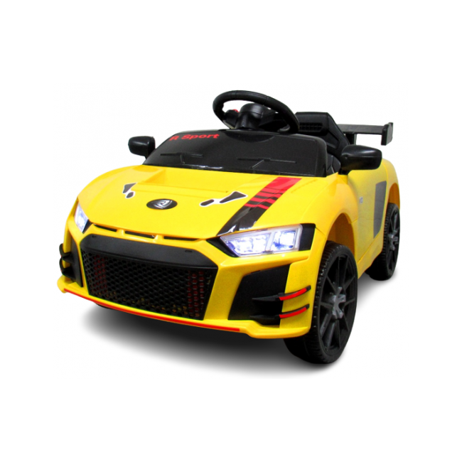 Masinuta electrica cu telecomanda si functie de balansare cabrio a1 r-sport - galben (varsta 1-4 ani) edeedia1galben