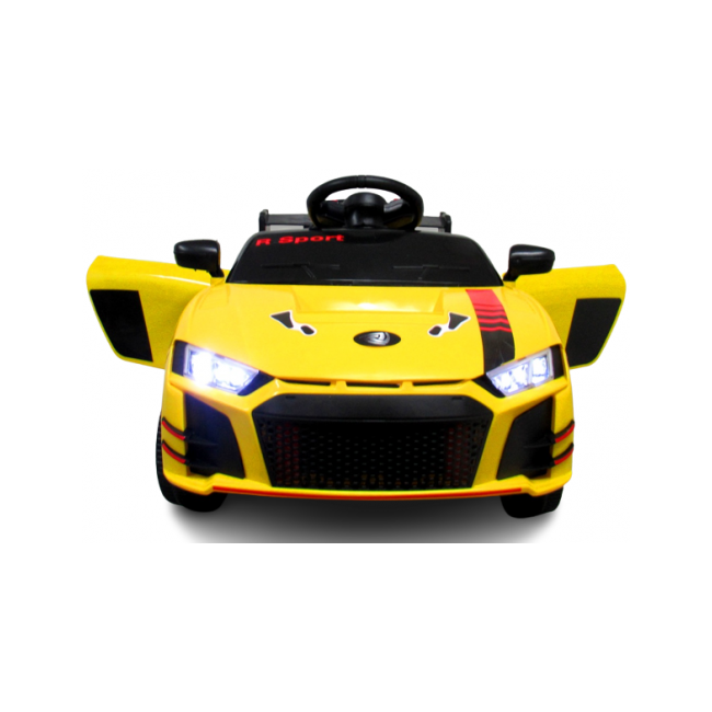 Masinuta electrica cu telecomanda si functie de balansare cabrio a1 r-sport - galben (varsta 1-4 ani) edeedia1galben